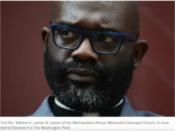 Rev. William H. Lamar IV, pastor of the Metropolitan African Methodist Episcopal Church